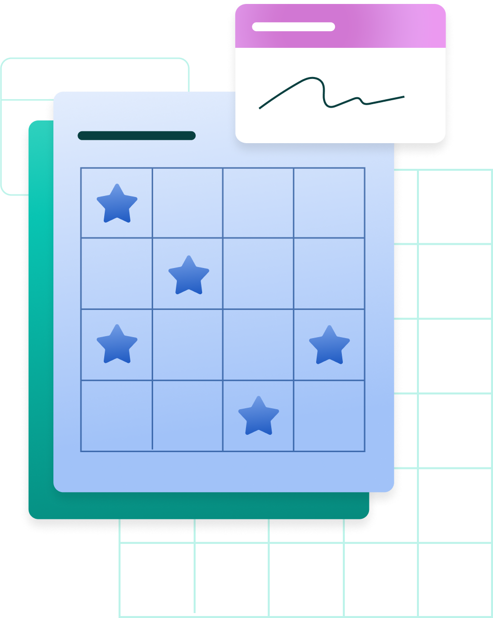 Animated scorecard